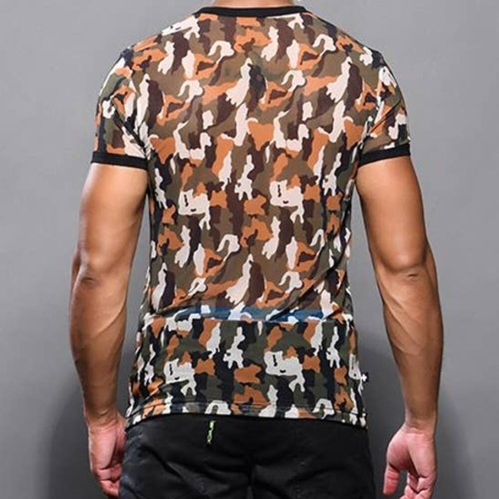 Andrew Christian Sheer Camouflage Tee Medium - Picture 4 of 6